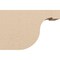Ekena Millwork 4in. W x 8in. H x 12in. L Del Monte Woodgrain TimberThane Rafter Tail, Primed Tan RFTUR04X08X12DELRCPR - alternate 4